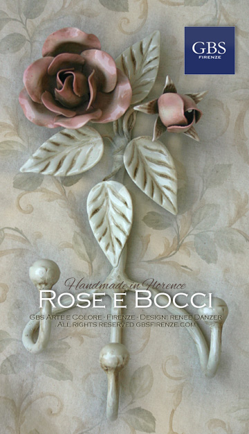 Appendiabiti da terra. Bouquet di Rose - GBS STORE - Il negozio online di  GBS Firenze